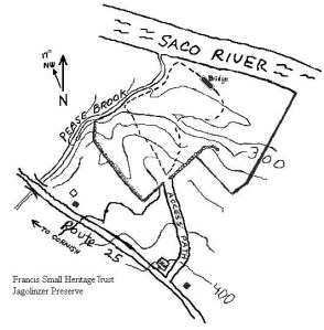 Map of Jagolinzer Preserve